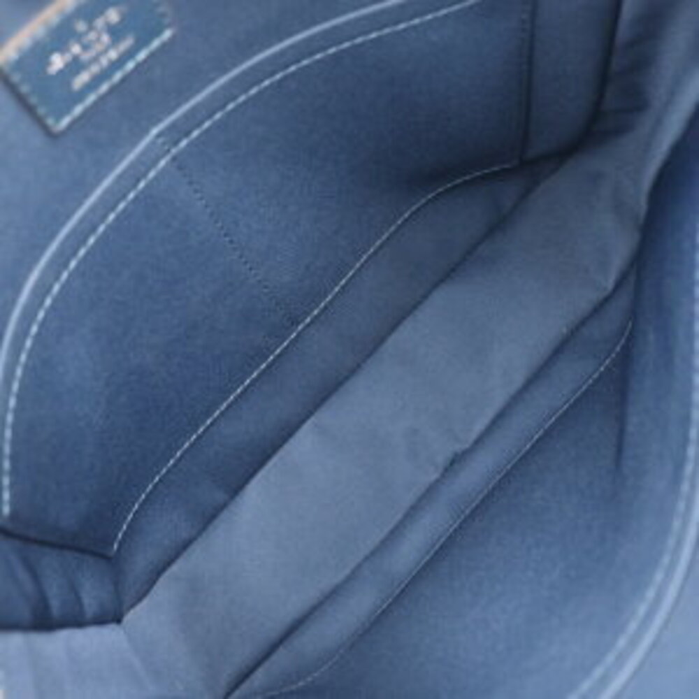 LOUIS VUITTON Anton Messenger Taiga Shoulder Bag Blue Marine Leather - Picture 9 of 9